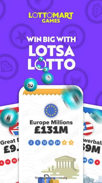 Lottomart - UK Games Slots Scratch  Lotto App