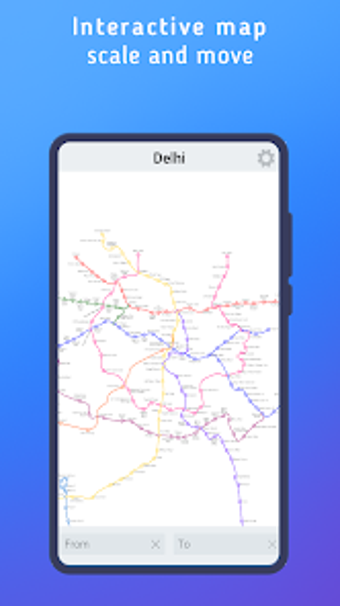 Delhi metro map