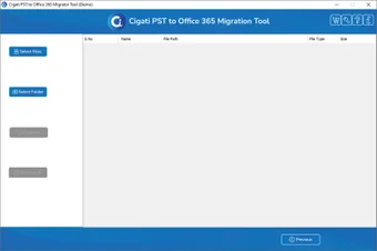 Cigati PST to Office 365 Migration Tool