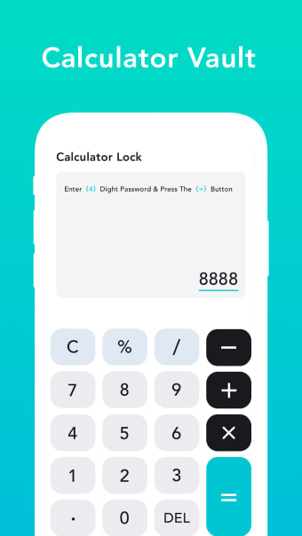 Calculator Lock -Photo  Video