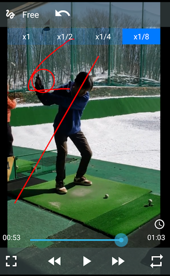 Golf Swing Viewer -Analyze your golf swing easily!