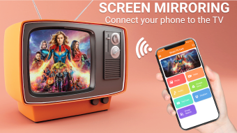 Connect the phone to TV - Screen mirroring for TV