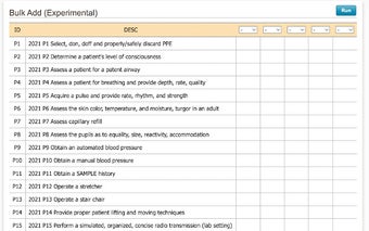 FISDAP Bulk Entry