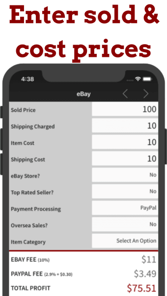 Ebay Fees Calculator