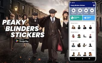 Peaky Blinders Stickers For WA
