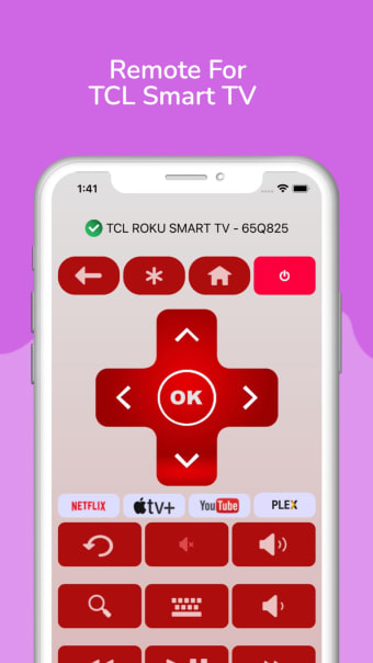 TV Remote For TCL Roku
