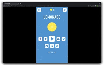 Lemonade Game - HTML5 Game