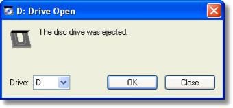 Eject Disc Drive
