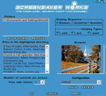 ScreenSaver Works