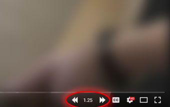 YouTube Player Speed Controls