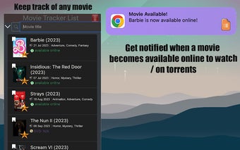 Movie Tracker List