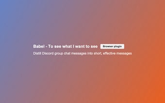 Babel x Discord Plugin