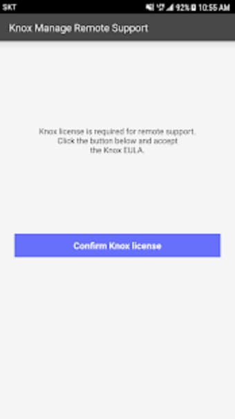 Remote Support for Knox Manage