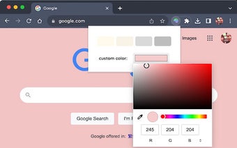 Change Background Color