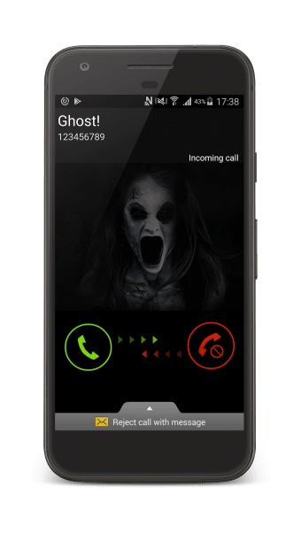 Incoming call from ghost prank