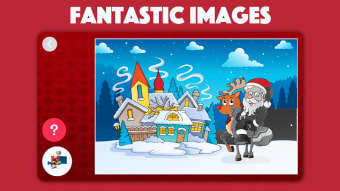 Santa Christmas Jigsaw Puzzles for kids & toddlers