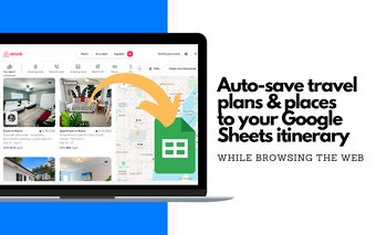 Travel Mapper: Save travel plans to Google Sheets