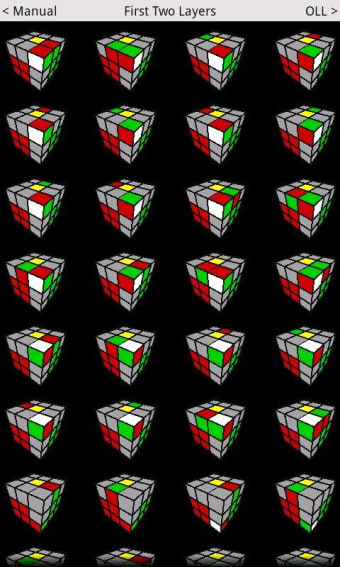 Rubik's Cube Algorithms Lite