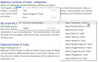 One-Click Internet Search