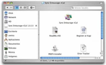 Sync Entourage-iCal