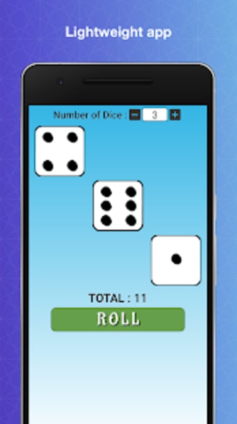 Dice Roller : 6-sided dice at your fingertips