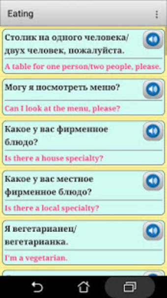 Russian phrasebook and phrases for the traveler