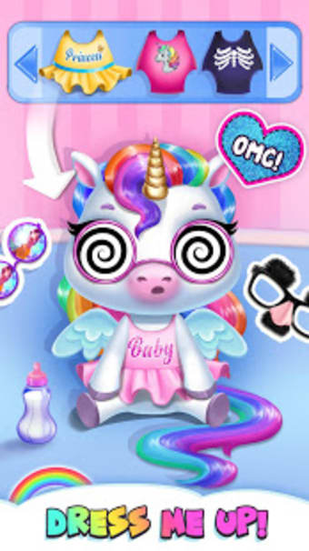 My Baby Unicorn  Cute Rainbow Pet Care  Dress Up
