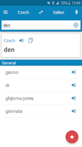 Czech-Italian Dictionary