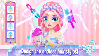 Girl Games: Princess Hair Salon Makeup Dress Up