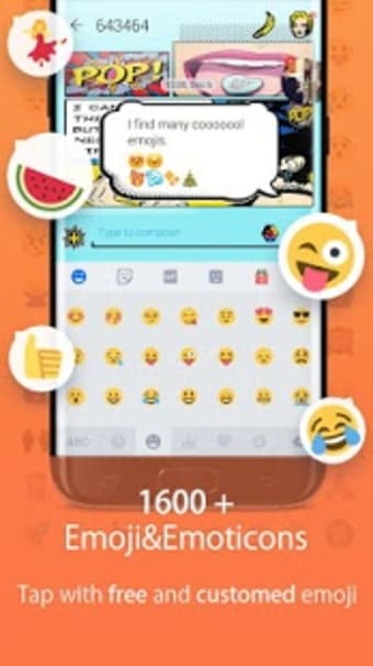 Hi Keyboard  Emoji Theme