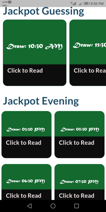 Jackpot Guessing
