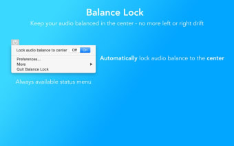 Balance Lock - Fix Audio Drift