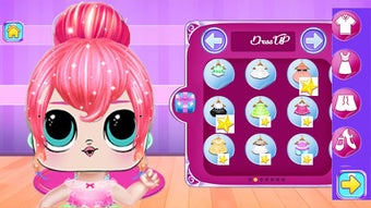 LOL doll Make up  Dress up surprise princess