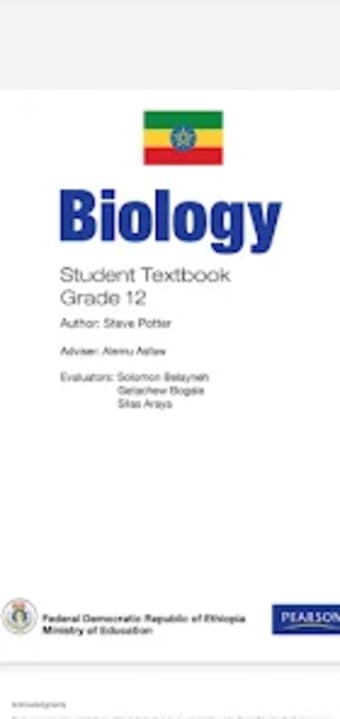Biology Grade 12 Textbook for