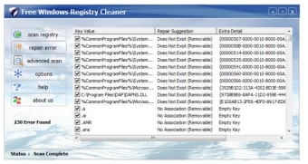 Free Windows Registry Cleaner