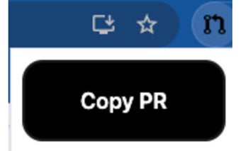 Github PR Link Extension