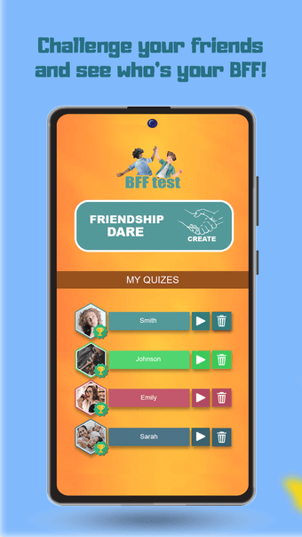 BFF Test  Friendship Dare  Quiz Your Friends