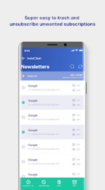 InstaClean - Organise your Inbox