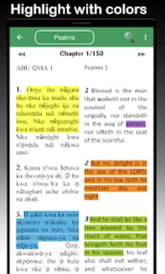 Igbo Bible - Igbo  English