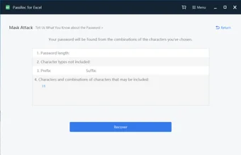PassRec Excel Password Recovery