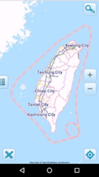 Map of Taiwan offline