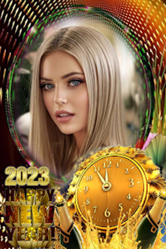 New year photo frame 2023