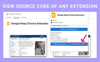 Chrome Extension Source Viewer