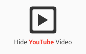 Hide YouTube™ Video