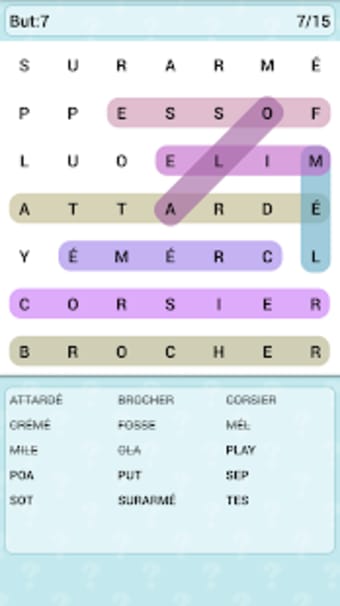 Word Search Games in French