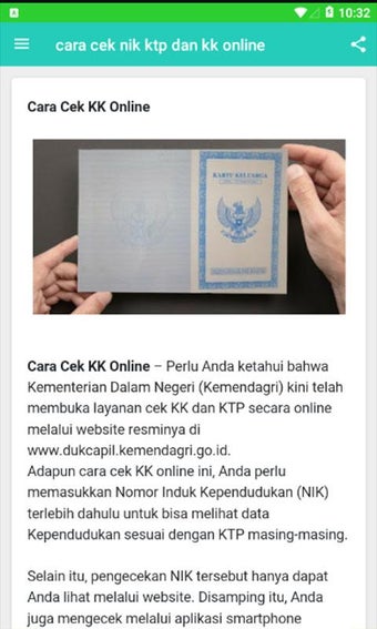 Cara Cek Nik Ktp Dan KK Online