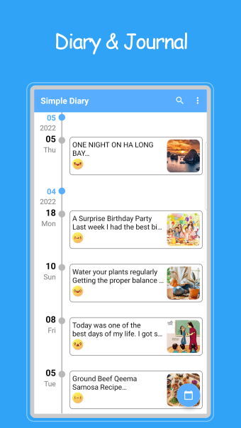 Daily Diary - Diary with lock