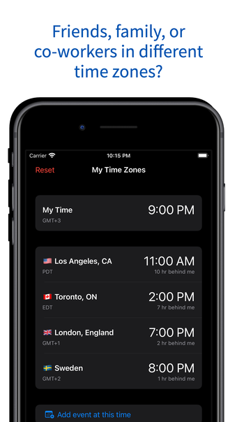 My Time Zones: Slick Converter