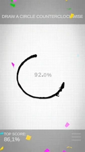 Draw Perfect Circle Challenge