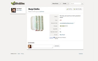 GiftDibs.com Chrome Button